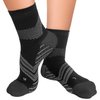 TechWare Pro Plantar Fasciitis Sock – Therapy Grade Targeted Cushion Compression Socks Men & Women. Ankle Brace Foot Sleeve & Arch Support for Achilles Tendonitis & Heel Pain Relief (Blk/Gry SML)