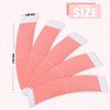 SAJOO 48 PCS Lace Front Wig Tape Adhesive Tape Double-Sided Waterproof Lace Wigs Wig Tapes Waterproof Lace Tape C-Shaped Wig Tape Hair Wig Tape for Wigs Toupees Hair Extension and Hair Pieces (Pink)