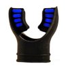 GetWetStore Silicone Mouthpiece w/Color Tab Replacement Scuba Regulator Comfort Fit Mouth Piece (Black/Blue)