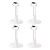 NUOBESTY Doll Stands Display Holder Doll Bracket Support Bear Stand for Home White 15cm 4pcs