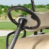 CLUBRALLY Golf Cart Steering Wheel Adapter for Club Car DS-Black