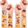 96PCS Woodland Animal Temporary Tattoos for Kids - Cute Forest-Themed Party Favors, Ideal for Birthday Parties, School Prizes, and Autumn Celebrations