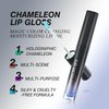 JUR MORNIER Chameleon Lip Gloss Magic Color Changing Moisturizing Lip Oil Multichrome Sparkly Metallic Color Intense with Highly Pigment Liquid Lipstick (03, 3.5ml)