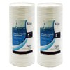 1 Micron 10" x 4.5" Full Flow String Wound Sediment Water Filter Cartridge | Whole House Sediment Filtration | Compatible with 84637, WPX5BB97P, PC10, 355214-45, 355215-45, WP10BB97P WP5BB97P 2-Pack