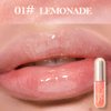 DIDILY Lip Blam Gloss, Tinted Lip Treatment Shimmery Plumping Lip Gloss Non-Sticky Long-Lasting Lips Oil, Lemonade