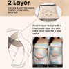 MOVWIN Tummy Control Body Shaper Shorts - High Waist Thigh Slimmer Panties Shapewear Black