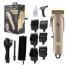 Cutting Edge Hair Clippers, Cordless Rechargeable Hair Clipper for Men & Women, Adjustable Taper, 6 Guide Combs, Hypoallergenic & Heat-Resistant Ceramic Blades, LCD Display, 90 Minute Run-Time