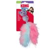 KONG Cat Wubba Caticorn Cat Toy, Blue/Pink