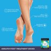 Bodipure Premium Keratin Foot Mask Socks | at Home Spa Moisturizer Socks for Dry Cracked Feet, Callus & Heel Softening | Easy-to-Use Pedicure Foot Repair | Chemical-Free Feet Treatment | 4 Pairs
