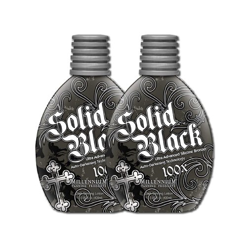 Dark Tanning Lotion, Black, 13.5 Fl Oz (Pack of 2)