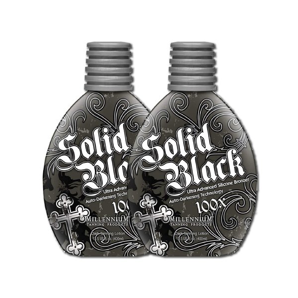 Dark Tanning Lotion, Black, 13.5 Fl Oz (Pack of 2)
