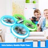 Q9s Drones for Kids,RC Drone with Altitude Hold and Headless Mode,Quadcopter with Blue&Green Light,Propeller Full Protect,2 Batteries and Remote Control,Easy to fly Kids Gifts Toys for Boys and Girls