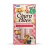INABA Churu Bites for Cats, Soft & Chewy Cat Treats with Creamy Churu Filling, Vitamin E and Green Tea Extract, 0.35 Ounces Each Tube, 18 Tubes Total (3 per Pack), Tuna with Salmon Recipe