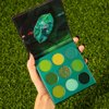 docolor Eyeshadow Palette 9 Colors Green Eyeshadow Gemstone Shadow Palette Highly Pigmented Mattes Shimmers Naked Smokey Glitter Cream Colorful Powder Blendable Long Lasting Waterproof Makeup Palette