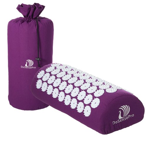 DoSensePro - Acupressure Pillow - Acupuncture Massage Pillow for Neck Tension, Pain Relief, Headaches and Migraines - Ideal Shoulder, Head, Legs, Lower Back & Neck Pillow for Relaxation