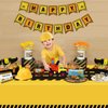 Dvaorc 4 Pack Construction Party Tablecloths Rectangle Construction Table Covers Dump Truck Birthday Table Cloth for Kids Boys Birthday Construction Birthday Party Supplies 51 x 86 Inch