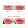 Glacier Lip Oil Silicone Brush Head,Moisturizing Lip Plumper Cherry Lip Glaze,Nourishing Long Lasting,Repairing Lightening Lip Lines for Lip Care and Dry Lips(Clear)
