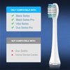 Replacement Toothbrush Heads Compatible with AquaSonic Black Series, Vibe Series, Black Series Pro,and for Duo Series Pro Electric Toothbrush White, Pack of 5