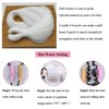 UPruyo White Braiding Hair Pre Stretched Box Braids Hair Extensions Prestretched Braiding Hair 26 inch Low-temperature Synthetic Fiber Knotless Long Braiding Hair