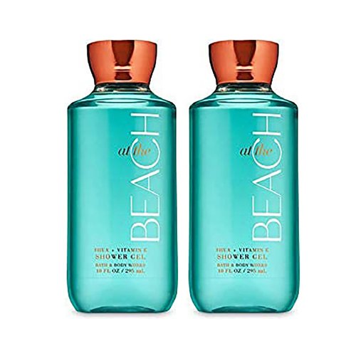 Bath & Body Works At The Beach Shower Gel Gift Sets For Women 10 Oz 2 Pack (At The Beach)