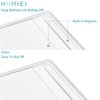 HIIMIEI Acrylic Tissue Box Cover 5.4x5.4x5.4'' Clear Tissue Holder Napkin Dispenser for Home Office Restaurant-Clear