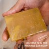 ZEUS Bar Soap, Natural Body & Face Soap Bar, Hydrates, Exfoliates & Softens Skin – MADE IN USA (Sandalwood) 10 oz.