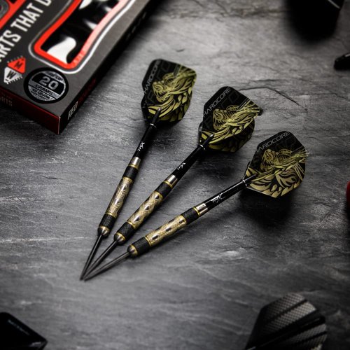 Red Dragon Golden Eye 1: 32g - Tungsten Darts Set with Flights and Stems