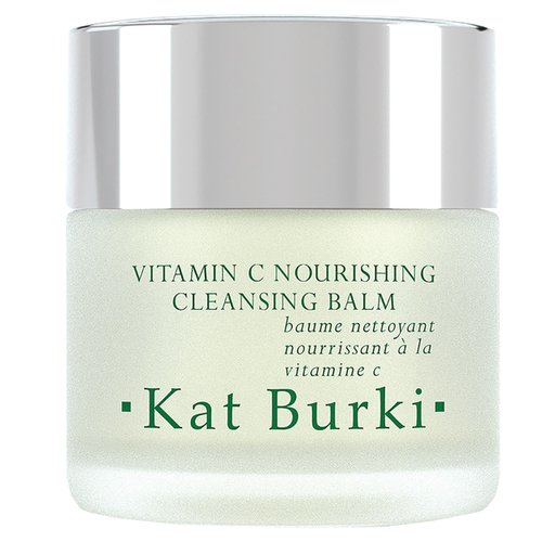 KAT BURKI 8% Stabilized Vitamin C Nourishing Cleansing Balm. Brightening, Hydrating & Antioxidant Makeup Remover & Face Cleanser. Includes 1 Muslin Cloth, 3.4 fl. oz.