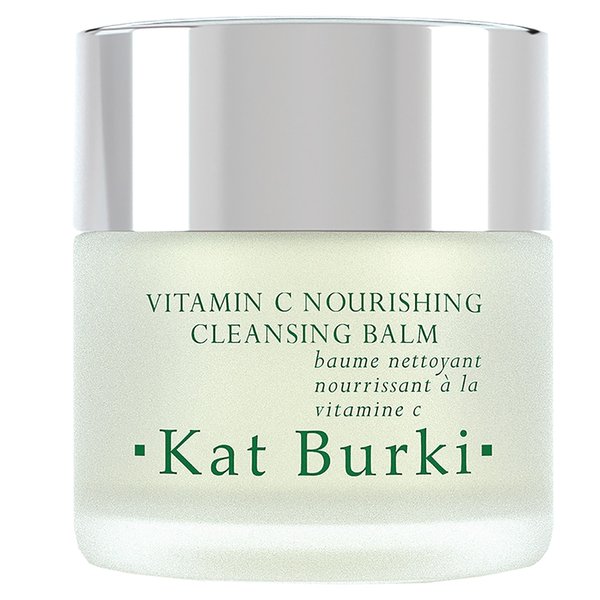 KAT BURKI 8% Stabilized Vitamin C Nourishing Cleansing Balm. Brightening, Hydrating & Antioxidant Makeup Remover & Face Cleanser. Includes 1 Muslin Cloth, 3.4 fl. oz.