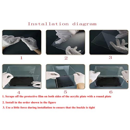 Openable Clear Acrylic Display Case-Assemble Countertop Box with White Base,Dustproof Protection Showcase for Action Figures Toys Collectibles (15x15x25cm/6x6x10inch)