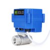 U.S. Solid - Motorized Ball Valve- 1/4 In Stainless Steel Ball Valve with Full Port, 9-24V DC and 2 Wire Reverse Polarity by U.S. Solid