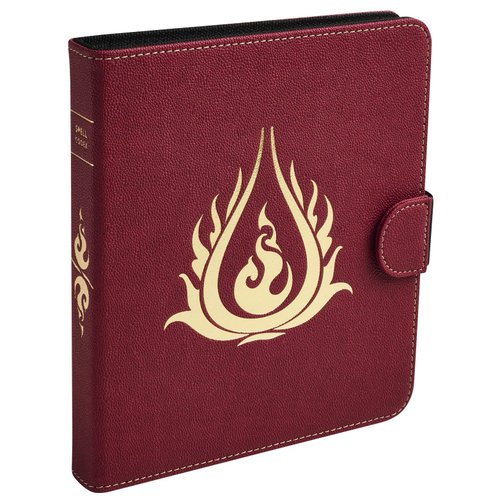 Dragon Shield: Roleplaying Spell Codex: Blood Red – Compatible with Official DND Spell Cards – Dry Erase Marker and 5e Compatible Spell Slot Tracker Included