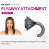 Hair Dryer Flyaway Nozzle Attachment Parts for Dyson Supersonic Hair Dryer Hd01 Hd02 Hd03 Hd04 Hd08 (Flyaway)