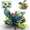 KAZI Bugs Building Toy Set,Volkswagen Beetle Toys with Flower Accessories,Insect Collection Building Blocks for Kids Ages 8+,Play and Display Gift Idea for Boys and Girls