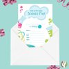 Desert Cactus Science Happy Birthday Invitations Style 1 Invite Cards (25 Count) With Envelopes Girls Boys Kids Party (25ct)