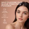 (5 gram Sample Size Jar) SHINE REDUCTION POWDER by SweetFace Minerals, Oil Control Corrector, Mineral Makeup, Bare Face Matifying Powder, Sheer Loose Powder Full Coverage