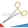 AAProTools No Scalpel Vasectomy Forceps Curved 5.5" Gold Handle
