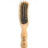Bamboo Bristle Hair Brush, Wooden Scalp Massager Brush, Wooden Detangler Comb for Hair Growth, Wooden Hair Comb with Handle for Women and Men