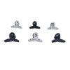 Black and White strong hold hair Claw Clips light weighted hair clips for thick hair ideal for women with thin hair and great for Christmas, valentine’s day and birthdays gifts Pack of 6