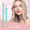 LUCKY MEET 2-In-1 Eyebrow Pencil, Micro-Fork Tips Liquid Eyebrow pen & Ultra-fine Brow Pencil, Dual-ended, Quick and Precise Brow Definition Brow Pen, Eye Makeup Gifts for Women, Chestnut