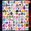 100 PCS 70s Disco Ball Temporary Tattoos Themed Birthday Party Decorations Supplies Decor Favors Boogie Dance Groovy 1970s Retro Tattoo Stickers Gifts for Game Boys Girls Class School Prizes Carnival