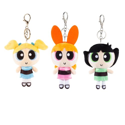 Zgwafdww The Police Girls Bubbes Buttercup and Blossom Stuffed Plush Toy Pendants Backpack Shoulder Bag Plush Doll Birthday and Christmas Gifts for Friends (4.7in 3pcs)…