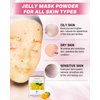 Jelly Mask for Facials Professional, Moisturizing & Hydrating Peel Off Jelly Mask SPA Set - 10 Treatments (Rose, Hyaluronic Acid, 24K Gold, Lavender, Kiwi, VC, Bamboo, Himalayan, Chamomile, Tea Tree)