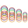 HRLORKC 32pcs Plastic Ring Toss Game Set Rings for Ring Toss for Kids Outdoor Games Plastic Carnival Rings Carnival Games for Carnival Party and Parent-Child Games (32 pcs)…