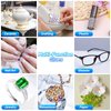 B7000 Jewelry Glue Clear for Rhinestone, Cridoz 3.7 fl oz Craft Adhesive Glue with Precision Tip Multi Function Fabric Glue for Metal Stone Graduation Photo Charms Nail Art Bead Jewelry Wood Glass