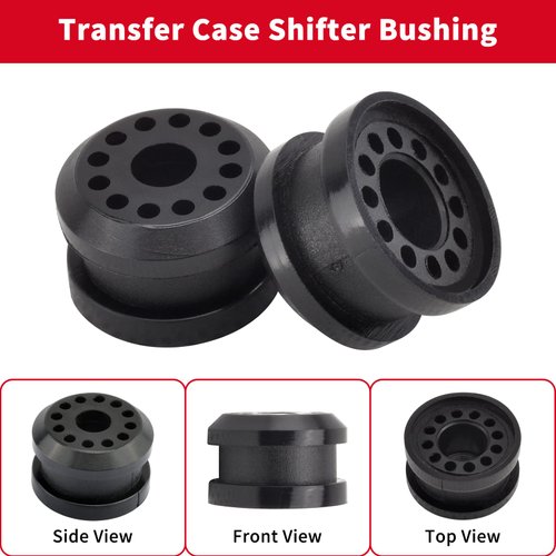FGJQEFG Transfer Case Shifter Linkage Control Lever Bushing Grommet 68078974AA 68078975AA Compatible with 2002-2010 Dodge Ram 1500 2500 3500 4x4 (Pack of 2)