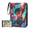 400 Pockets Card Binder for Demon Slayer Cards,Portable Waterproof One Piece Cards Storage Book with Removable Sleeves,Fits for Anime Demon Slayer Tanjiro,Jujutsu Kaisen Cards