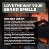 Beard Oil by Crafted Beards - Beard Oil Conditioner - Leave Your Beard Feeling Amazing - All Natural Ingredients - No Residue - Mustache Oil - 1oz - Made in the USA (Orange Cream)