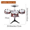 Chilartalent Kids Drum Set Plastic Toy Drum Set for Kids 1 - 5 Years Old Boys Girls Musical Instruments Playing Beats Toys Ideal Gift Toy for Toddlers