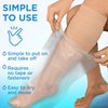 Mighty-X 100% Waterproof Cast Covers for Shower Leg -【Watertight Seal】- Reusable 2pk Half Leg Cast Covers - Cast Protector for Shower Leg Adult Knee, Ankle, Foot